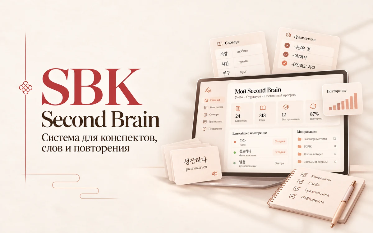 Обложка проекта «SBK — Second Brain»